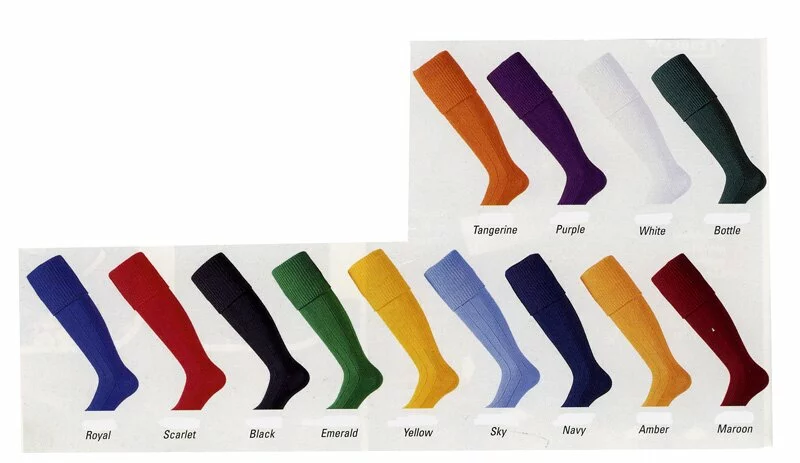 Plain football sock